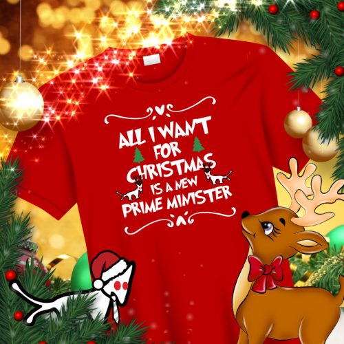 All I Want Férfi Piros Póló