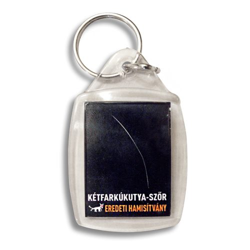 Kétfarkúkutya-Szőr Kulcstartó