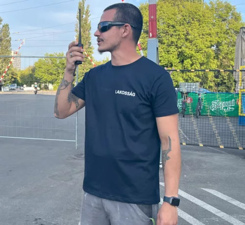 Lakosság Férfi Póló